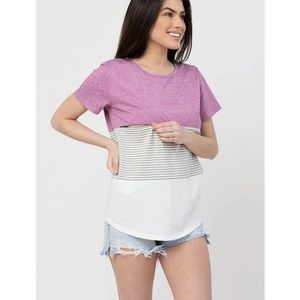 Nursing Queen Colorblock Nursing Top